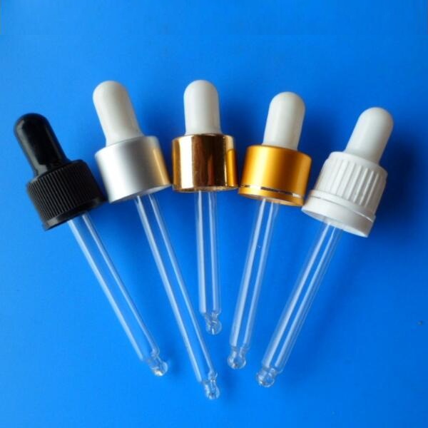 Din18 10ml amber Euro dropper bottle with tamper evident plastic cap and dropper