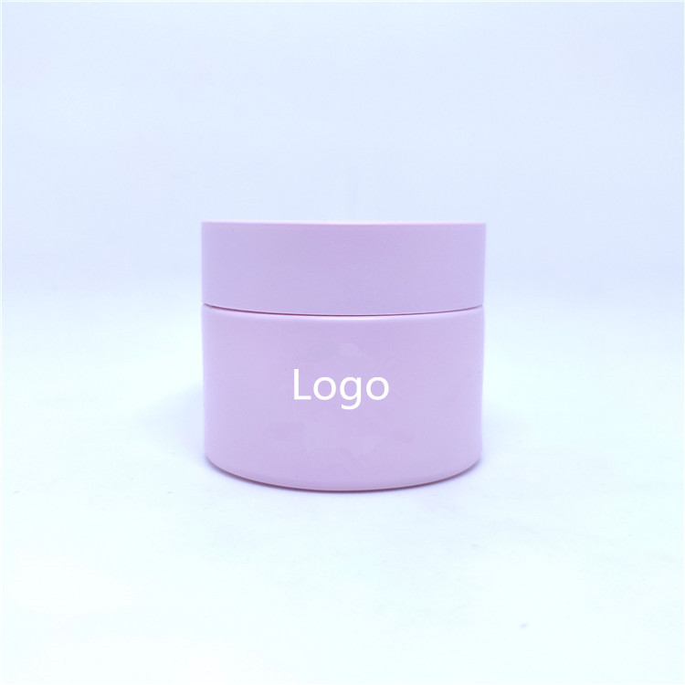 Direct Factory 50g opal white pink color ceramic cosmetic jar with lid
