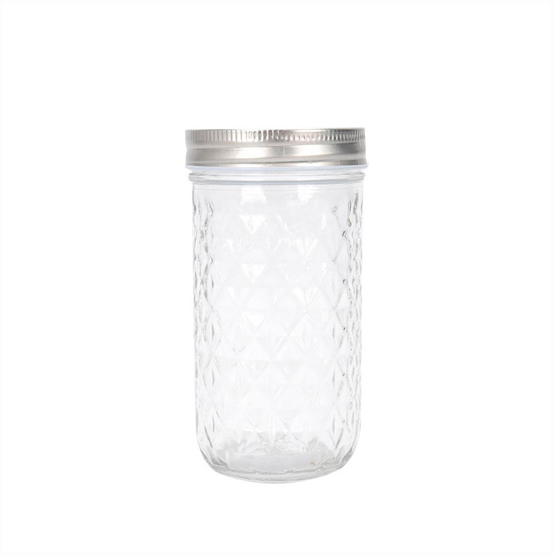 Direct selling creative honey transparent jam jar and household canned bottle