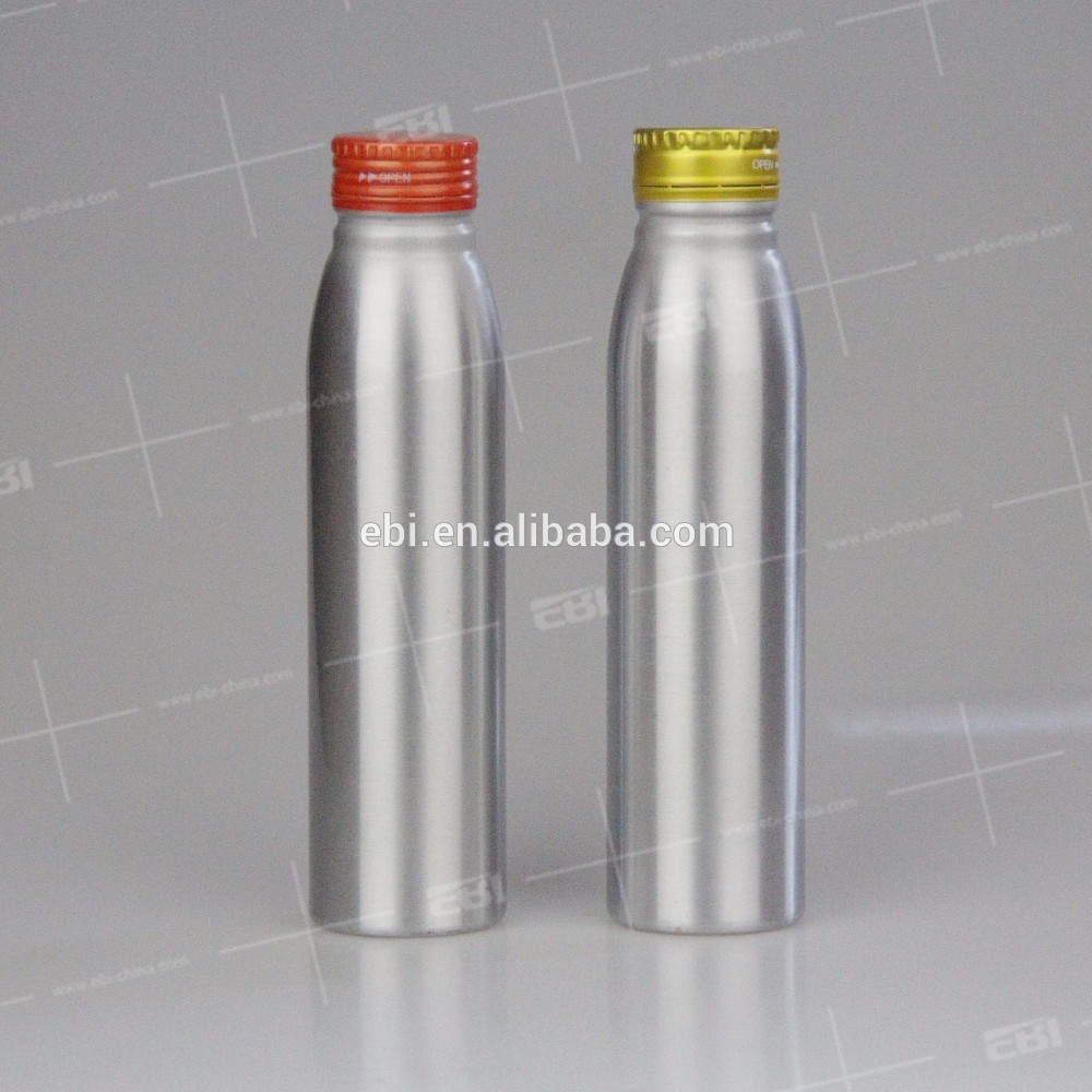 Disposable aluminum soda bottle honey aluminium drink bottles 250ml