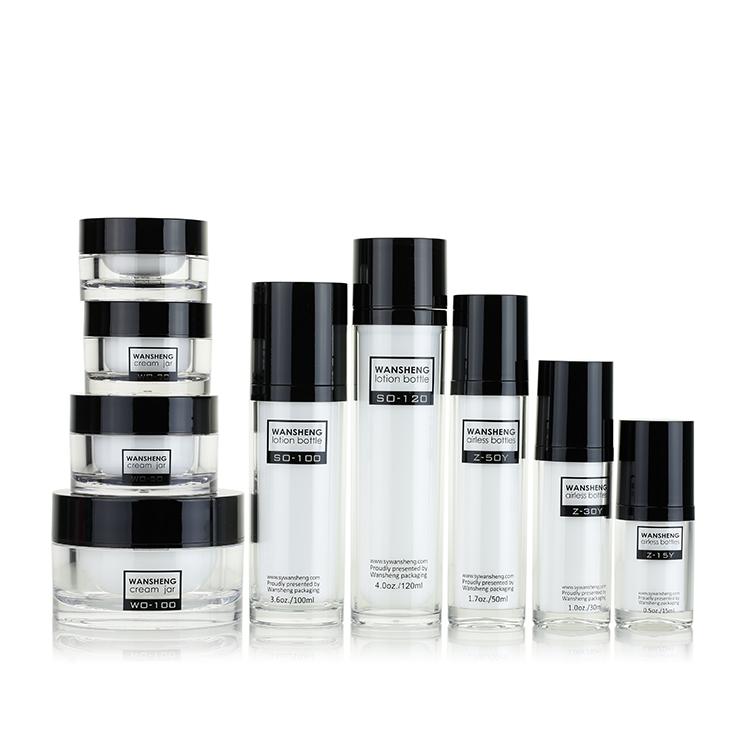 Double Creams Containers Skin Whitening Face Cream For Men cosmetic jars and bottles WO/SO/Z-Y