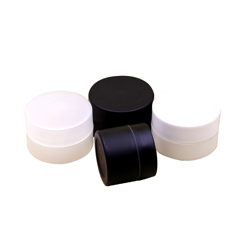 Double Wall 10g 30g 50g 80g Plastic Containers Cream Cosmetic PP Jar Cosmetic Sample Jar