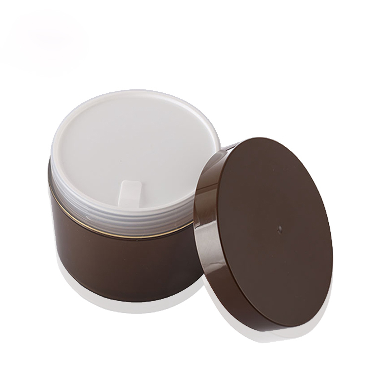 Double Wall 50g 100g pp cream jar, pp plastic jar cosmetic jar seal