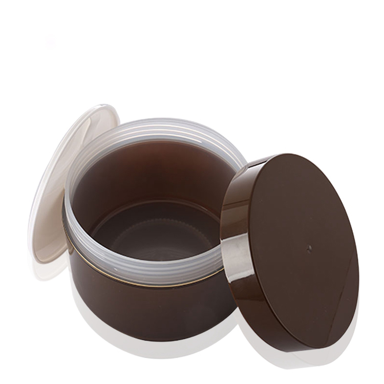 Double Wall 50g 100g pp cream jar, pp plastic jar cosmetic jar seal