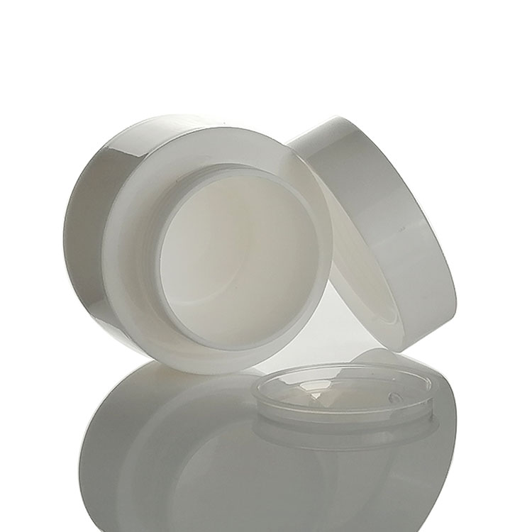 Double Wall 50g 80g pp cream jar, pp plastic jar cosmetic jar screw cap
