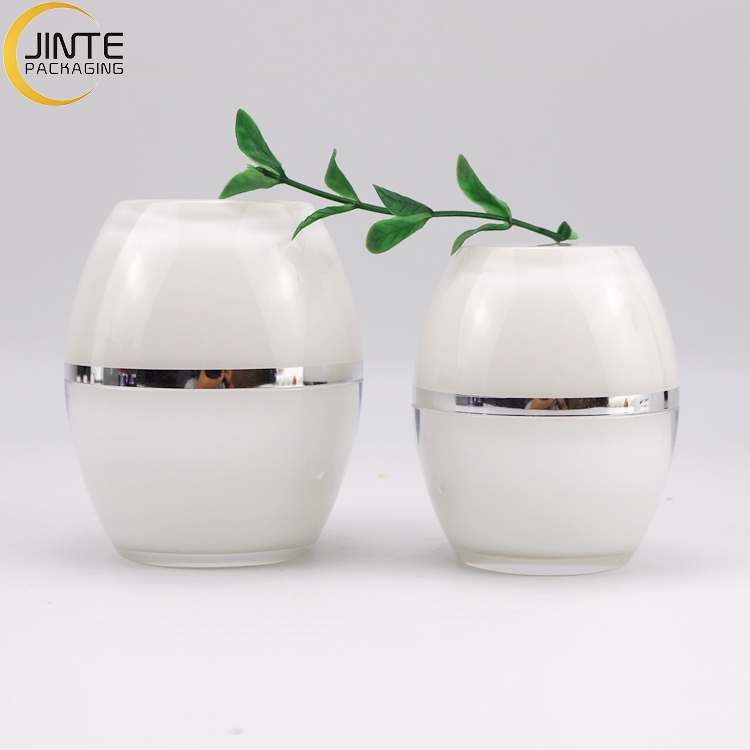 Double Wall Acrylic Cosmetic Packaging Cream Jars Lip Balm Container Jars 5g 15g 30g 50g 100g 200g