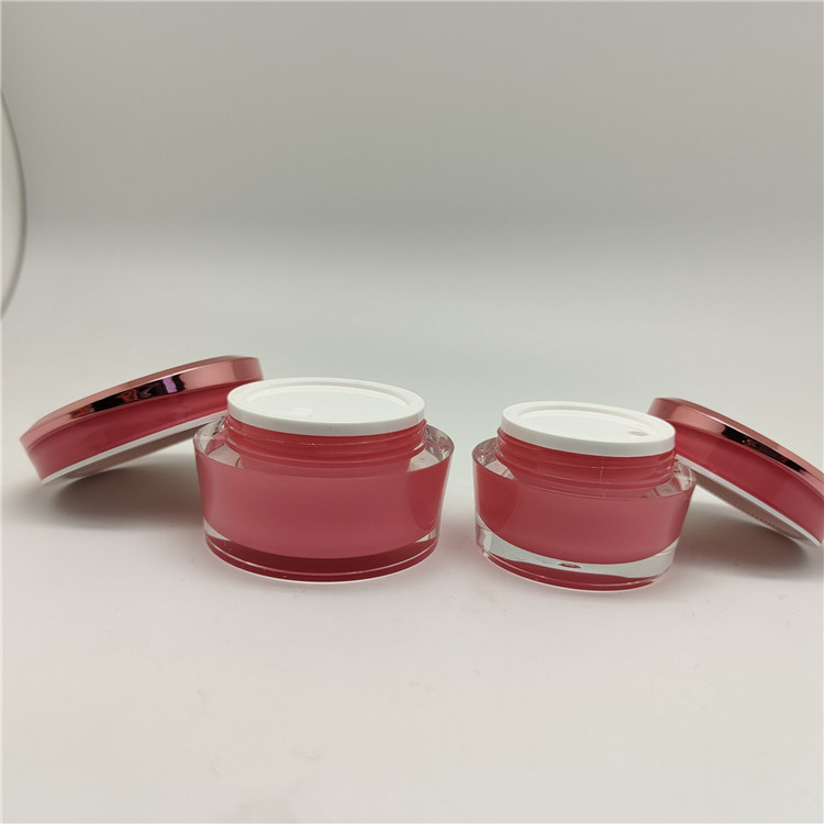 Double Wall Acrylic Jars Supplier Cream Jar Skin Care Packaging cosmetic packaging cream container