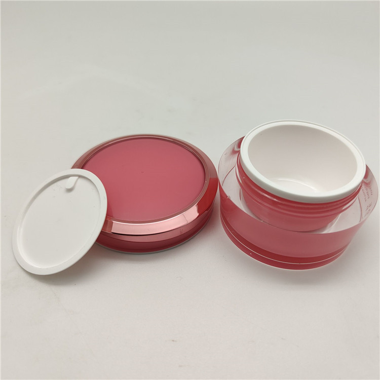 Double Wall Acrylic Jars Supplier Cream Jar Skin Care Packaging cosmetic packaging cream container