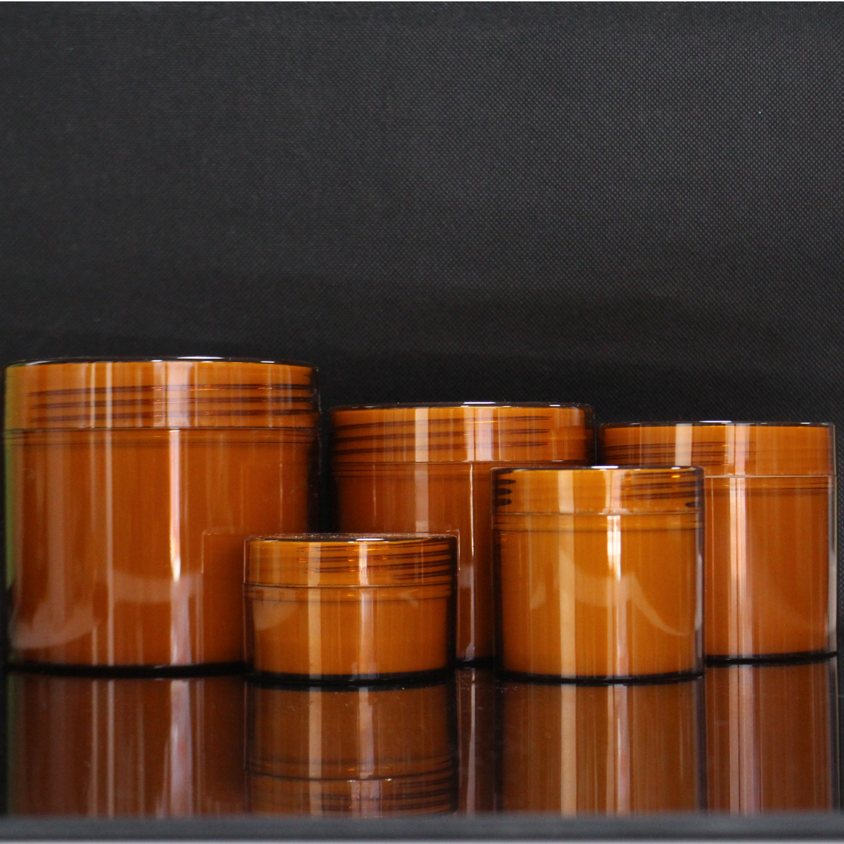 Double Wall Eco-friendly Refillable Wide Mouth PET Body Butter Empty Cosmetic Containers Plastic Cream Jar