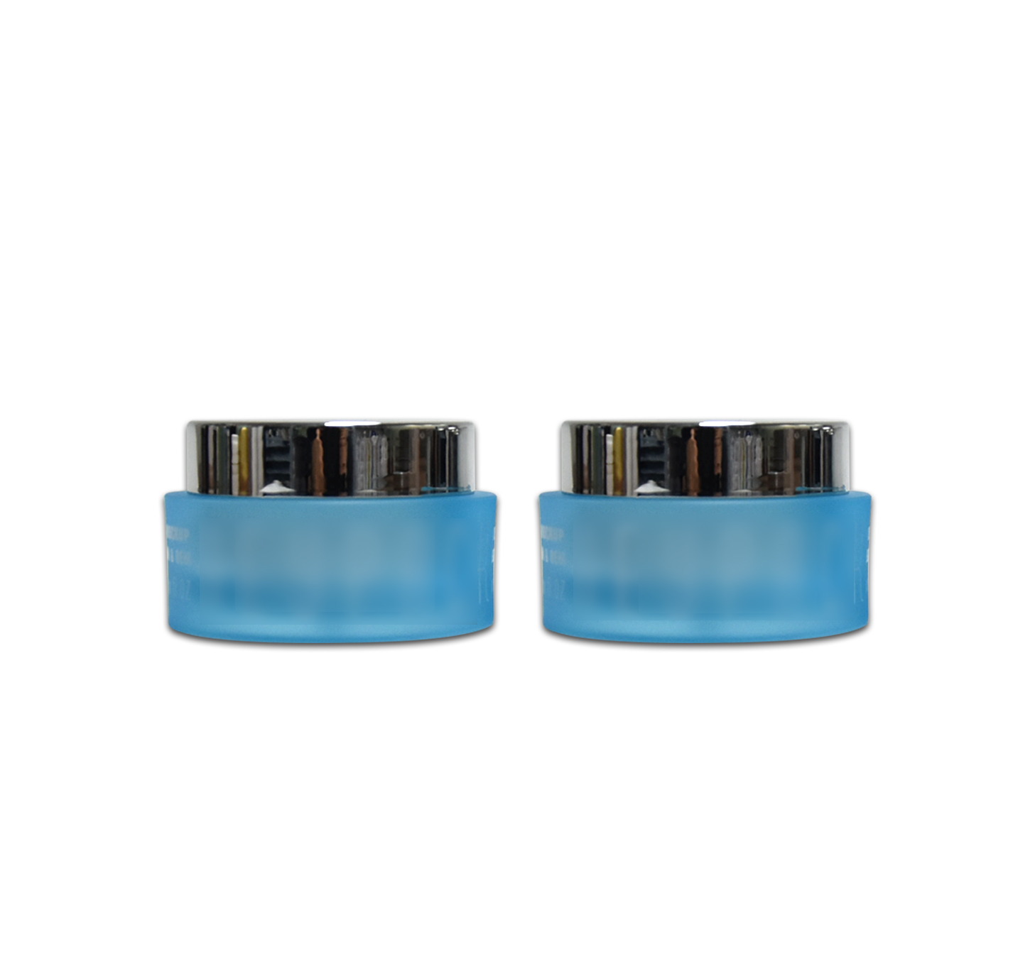Double Wall Round 50g Blue Skin Care Cream Facial-pack Plastic Jar