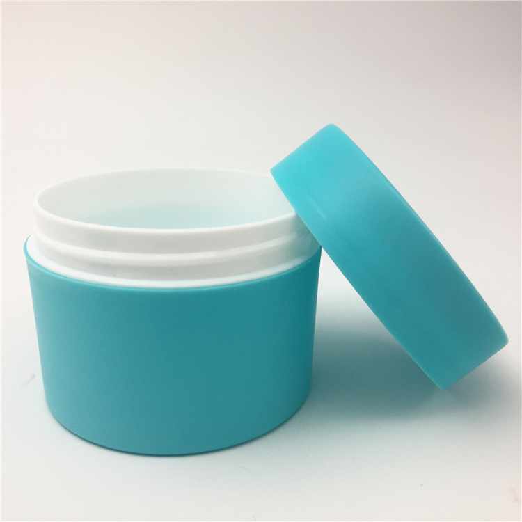 Double Wall Sample Packaging 250ml PP Cosmetic Jar for Cream