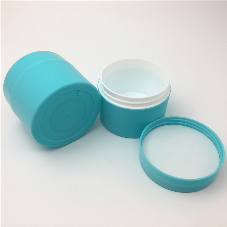 Double Wall Sample Packaging 250ml PP Cosmetic Jar for Cream