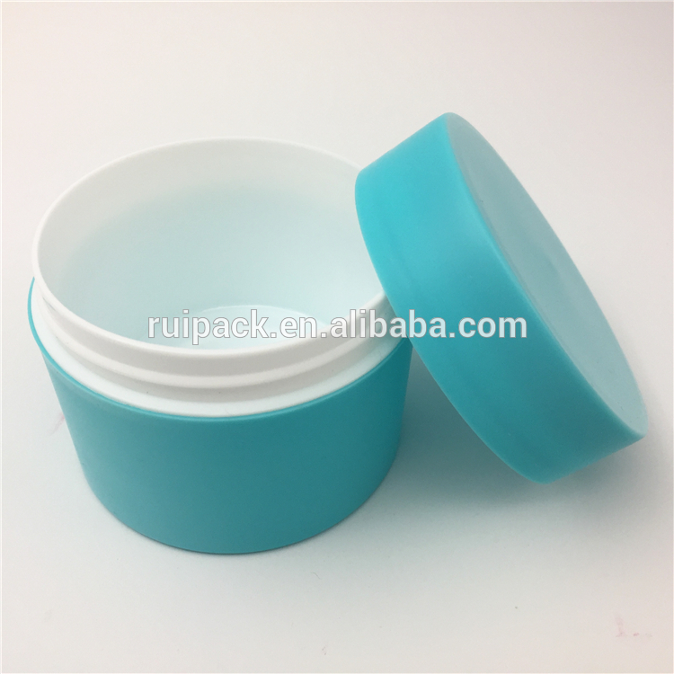 Double Wall Sample Packaging 250ml PP Cosmetic Jar for Cream