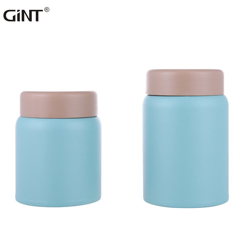 Double Wall with lid portable lunch flask 304 stainless steel lunch jar High Quality Insulated food soup jar