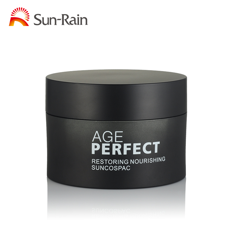Double wall round personal care cream jar skincare jar container