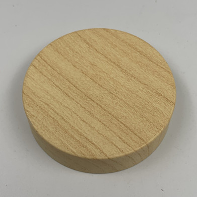 Double wall water transfer printing bamboo style lid 150g skin care cream plastic jar