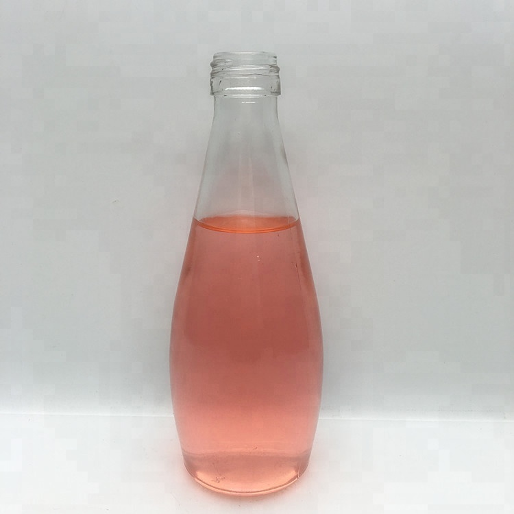 Dragonfruit juice kiwi juice 10oz 300ml glass beverage bottle with airtight screw lid