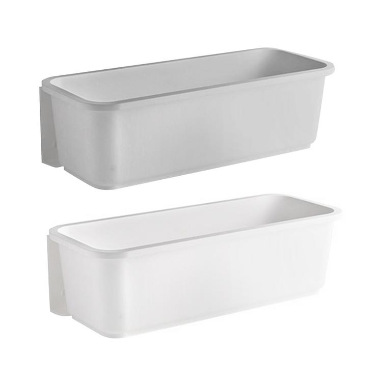Drawer type cabinet storage rack wall hanging spice shelf free punching household kitchen sink shelf kitchen tools