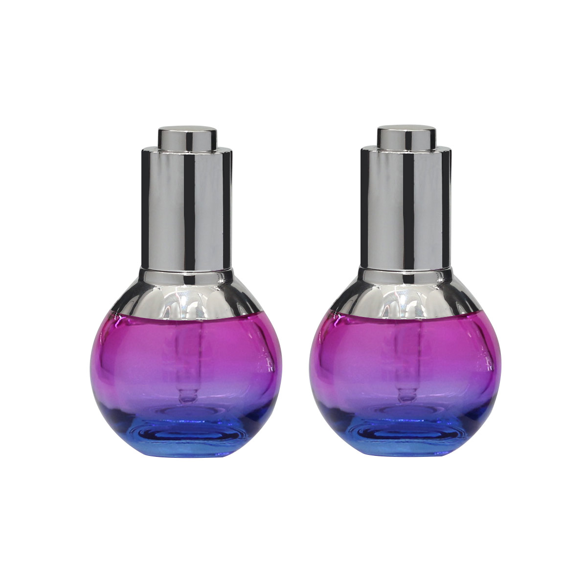 Dreamy purple gift glass essential oil dropper bottle
