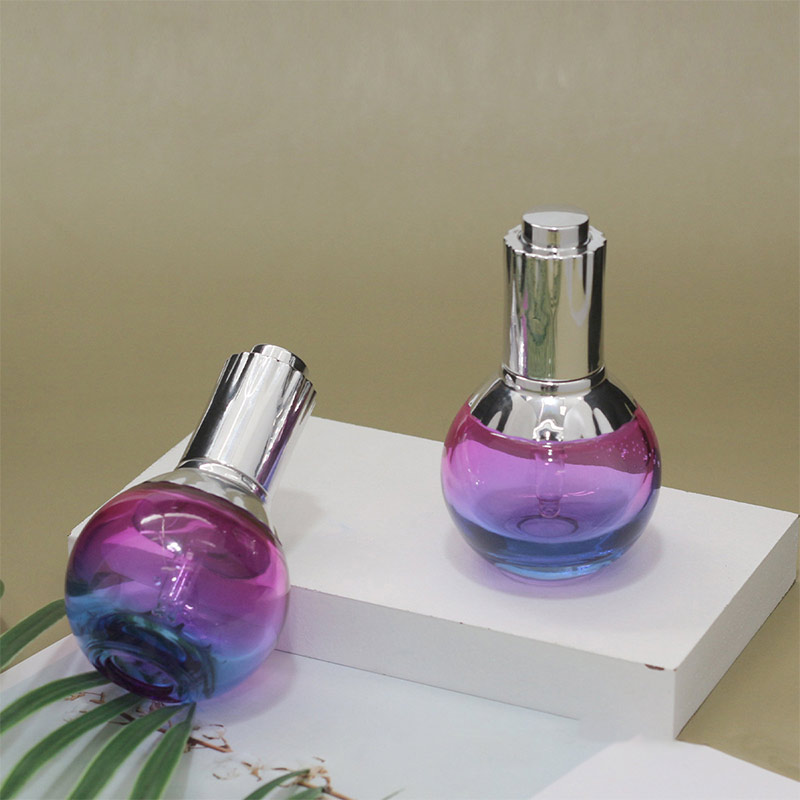 Dreamy purple gift glass essential oil dropper bottle