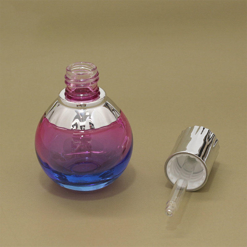 Dreamy purple gift glass essential oil dropper bottle