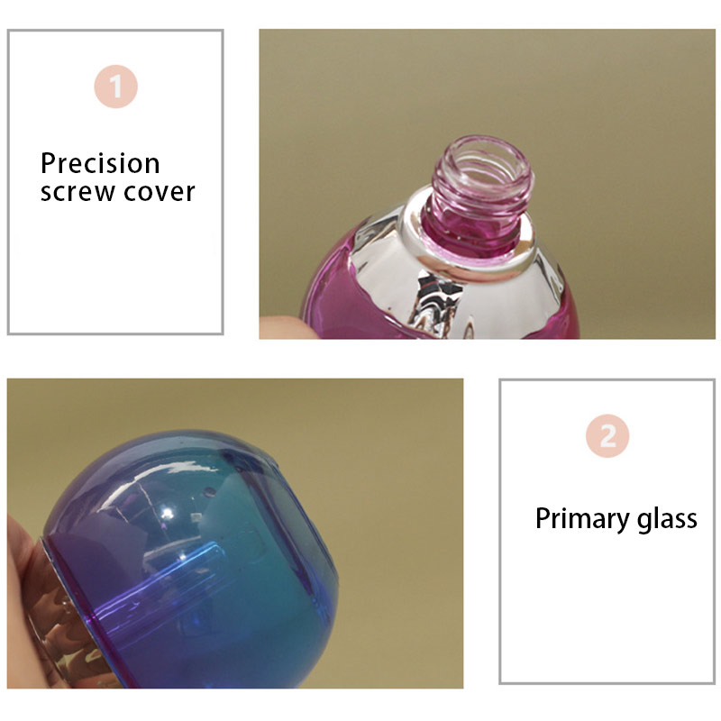 Dreamy purple gift glass essential oil dropper bottle