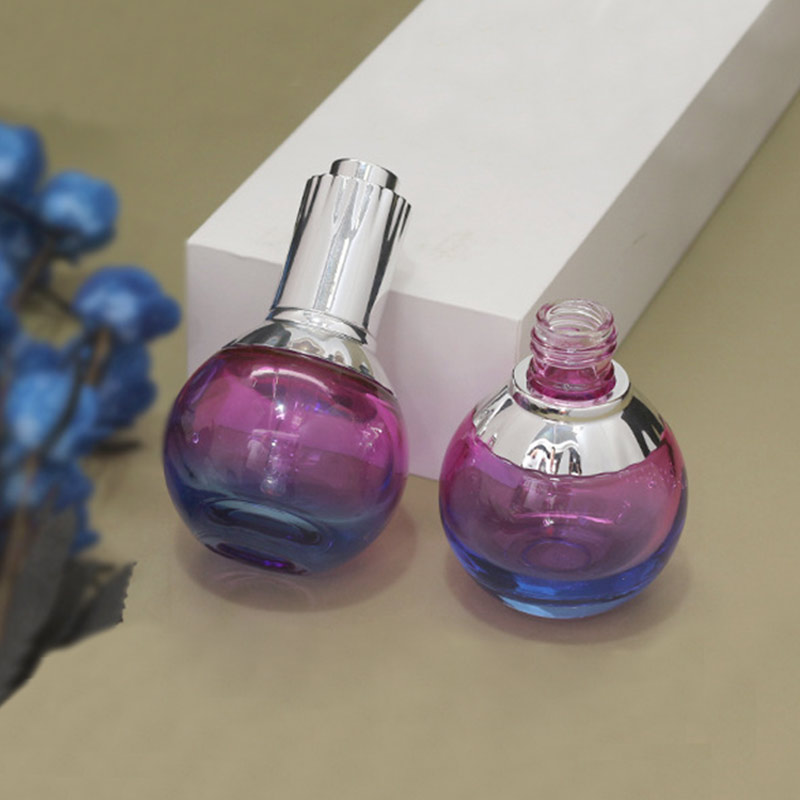 Dreamy purple gift glass essential oil dropper bottle