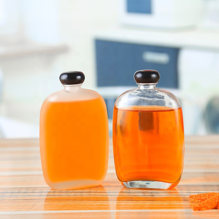 Drink Crystal Juice Glass Water Bottle with Custom Logo