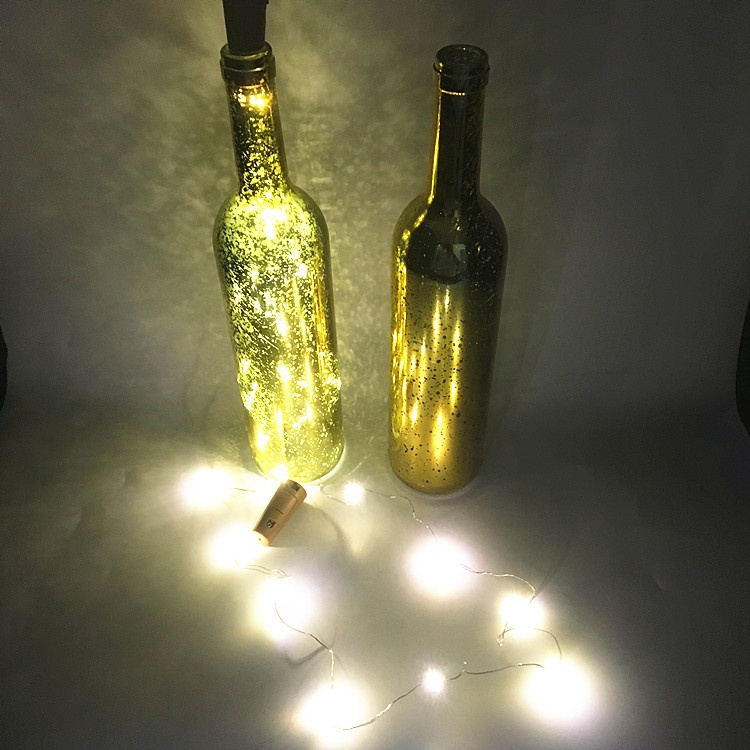 Drinking bar wedding party use decoration glass wine bottle led lights