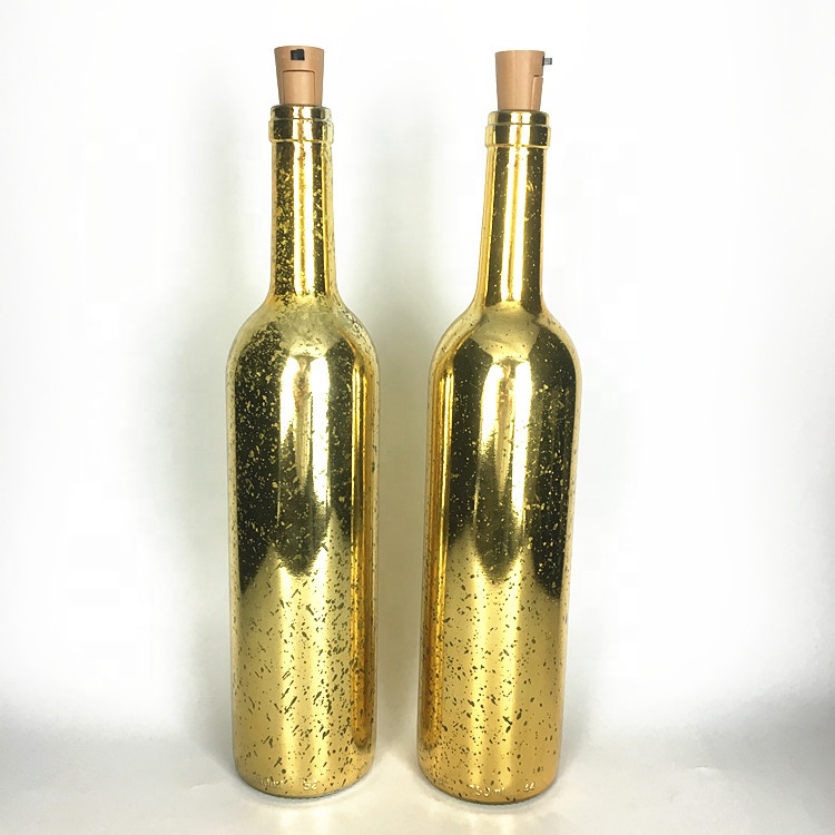 Drinking bar wedding party use decoration glass wine bottle led lights