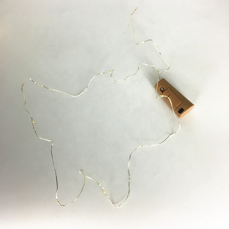 Drinking bar wedding party use decoration glass wine bottle led lights