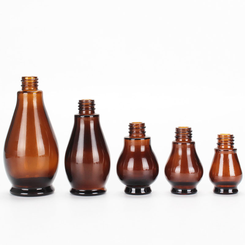Drop Amber Glass Bottle Brown Dropper Pipette Dripping Bottles Essential Oil Bottles