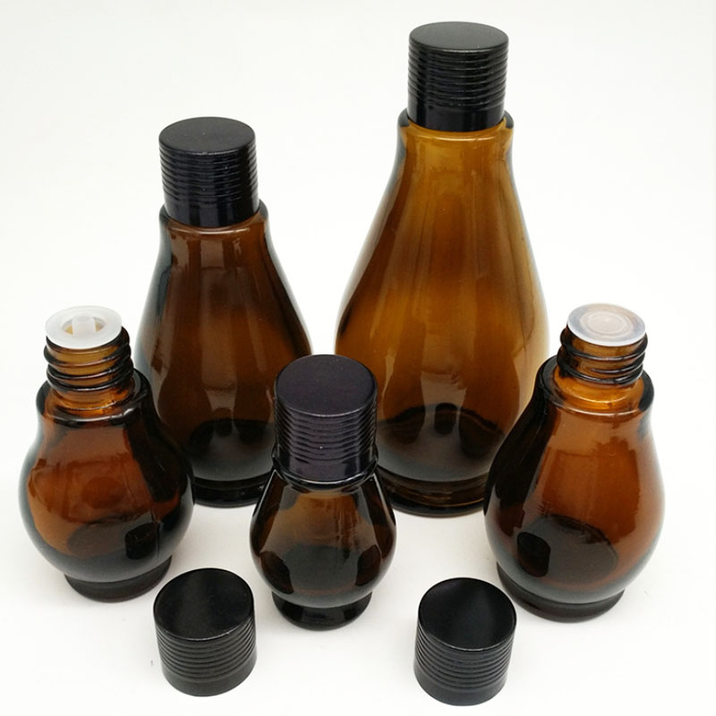 Drop Amber Glass Bottle Brown Dropper Pipette Dripping Bottles Essential Oil Bottles