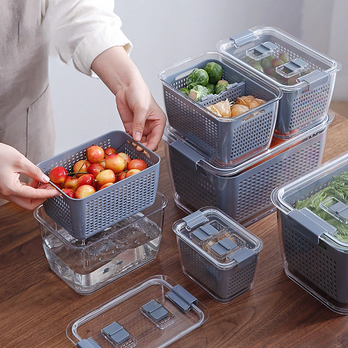 Dropshipping Fresh Produce Vegetable Fruit Storage Containers Kitchen storage box
