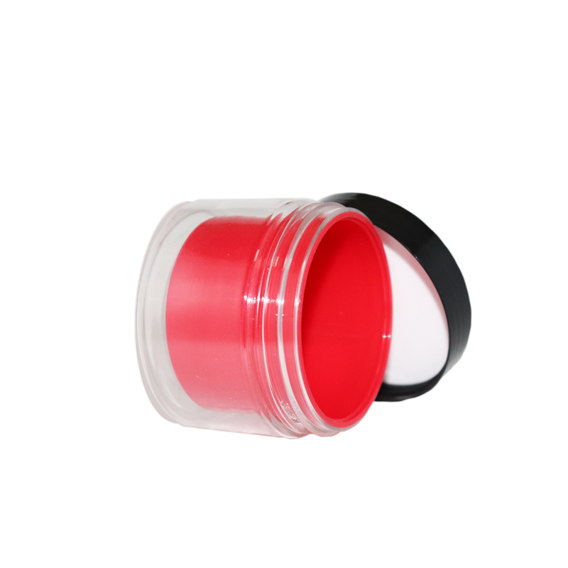 Dual wall 100g PET Hair Conditioner Packaging Jar Plastic Cosmetic Jar Skin Care Body Cream Plastic Cosmetic aluminum lid