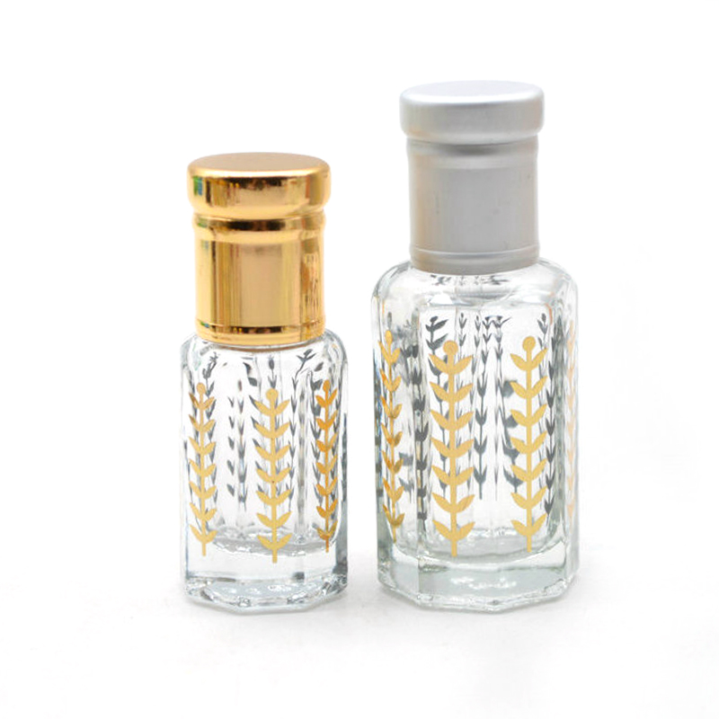 Dubai 3ml 6ml 9ml 12ml Attar Oud Bottle Essential Oil Perfume Glass Bottle With Stick