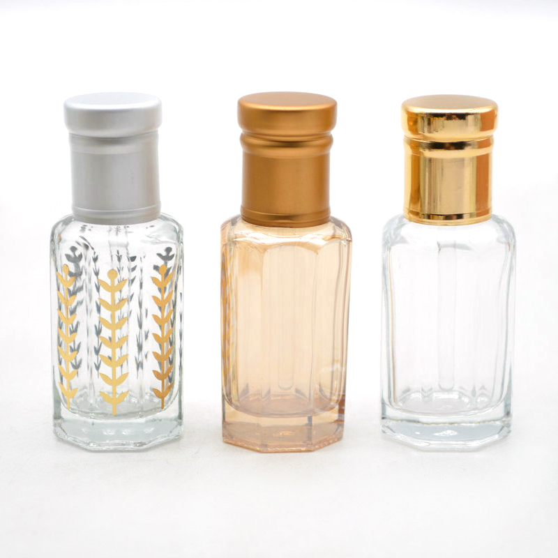 Dubai 3ml 6ml 9ml 12ml Attar Oud Bottle Essential Oil Perfume Glass Bottle With Stick