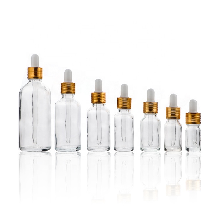 Dubai Empty 10 ml 15 ml 30 ml 50 ml E Liquid Perfume Essential Oil Bottle Glass Dropper