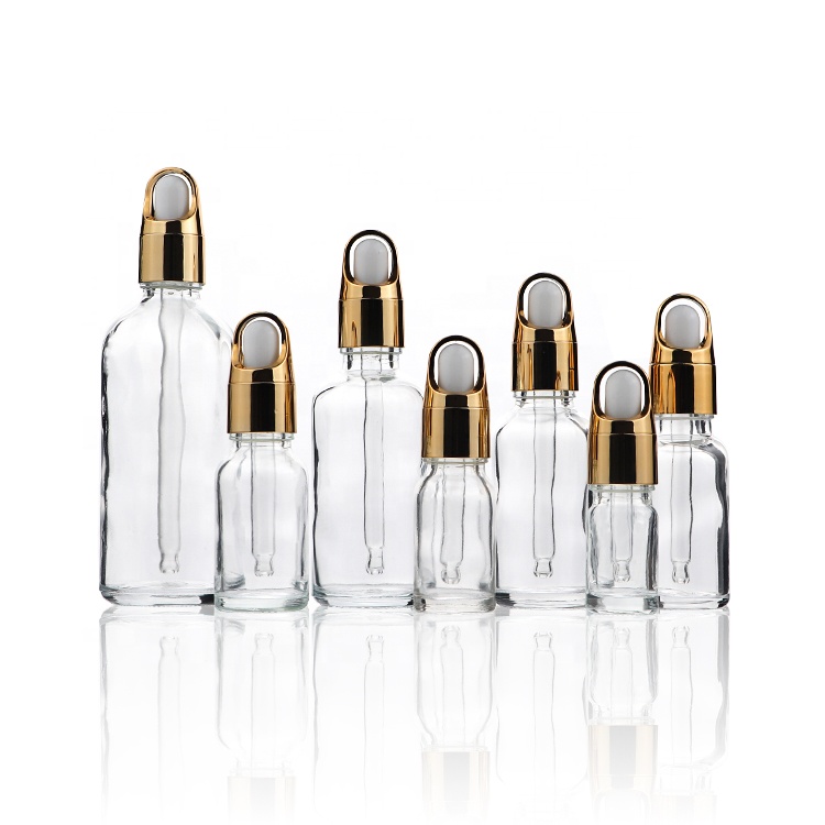 Dubai Empty 10 ml 15 ml 30 ml 50 ml E Liquid Perfume Essential Oil Bottle Glass Dropper