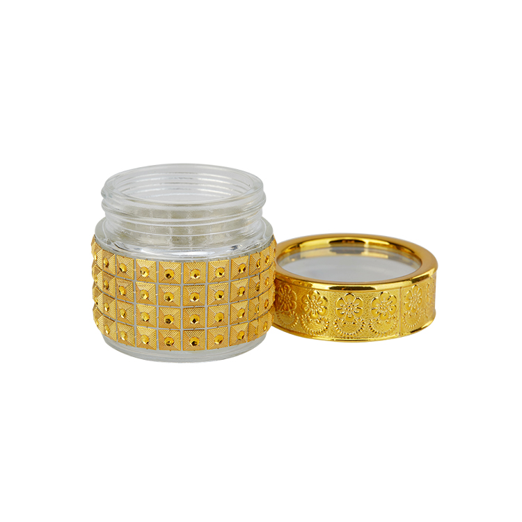 Dubai Iranian Golden Saffron 10g packing Box Jar