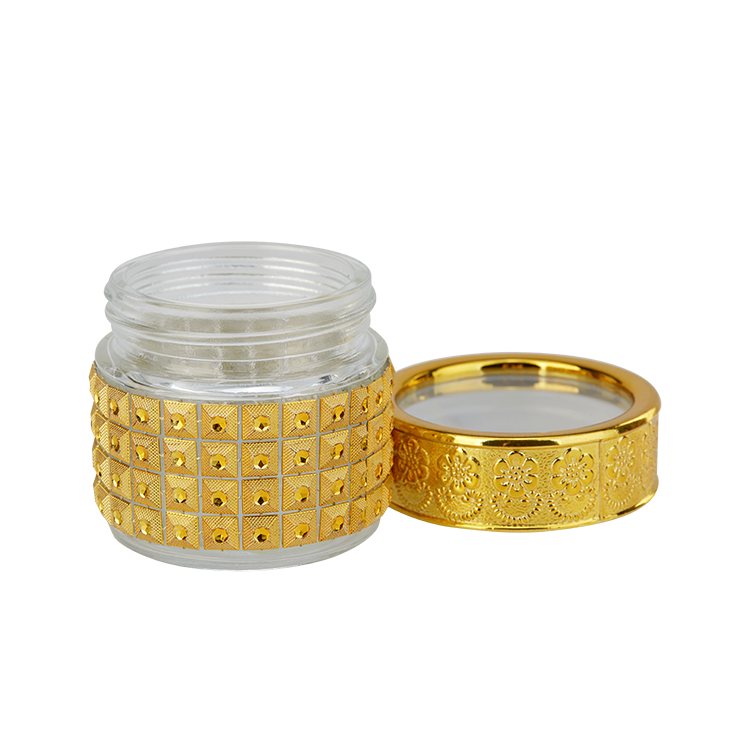 Dubai Iranian Golden Saffron 10g packing Box Jar