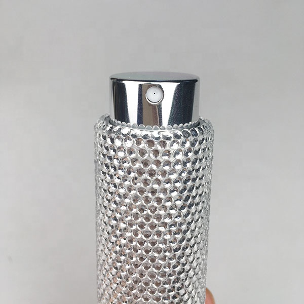 EBI Round Small Perfume Atomizer For Fashion Cosmetic Spray Glass Bottles Refill With Stone