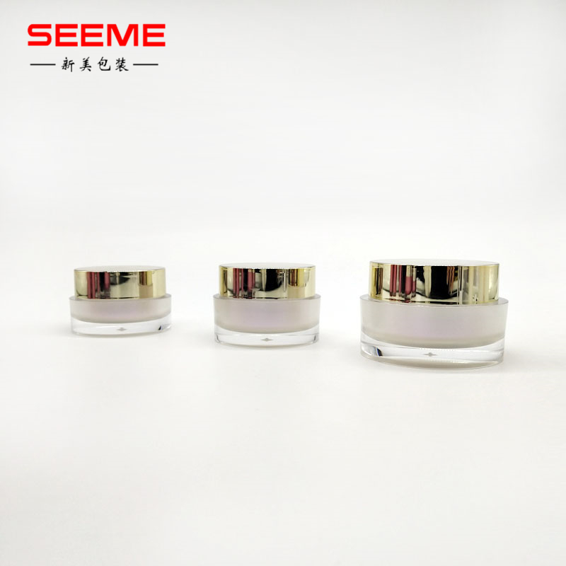EMPTY plastic cosmetic jar acrylic cream bottle facial cream container15g skincare packaging
