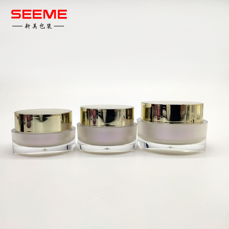 EMPTY plastic cosmetic jar acrylic cream bottle facial cream container15g skincare packaging