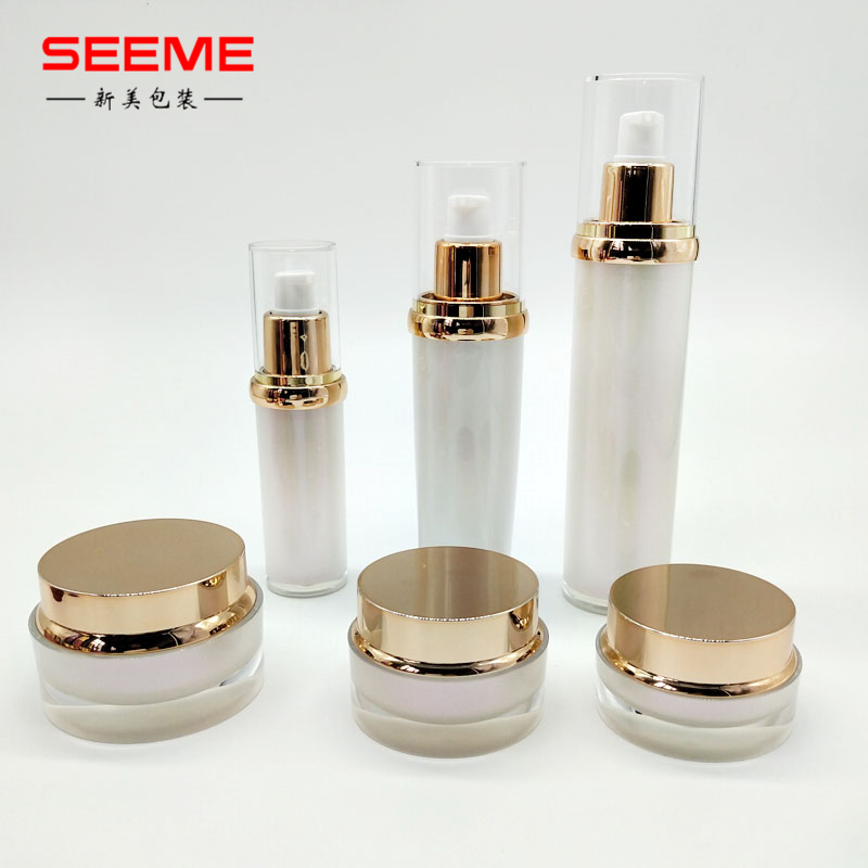 EMPTY plastic cosmetic jar acrylic cream bottle facial cream container15g skincare packaging