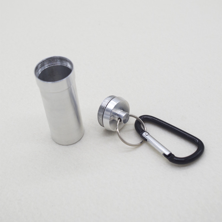 Earplug metal custom storage canister,stainless steel Cylinder case