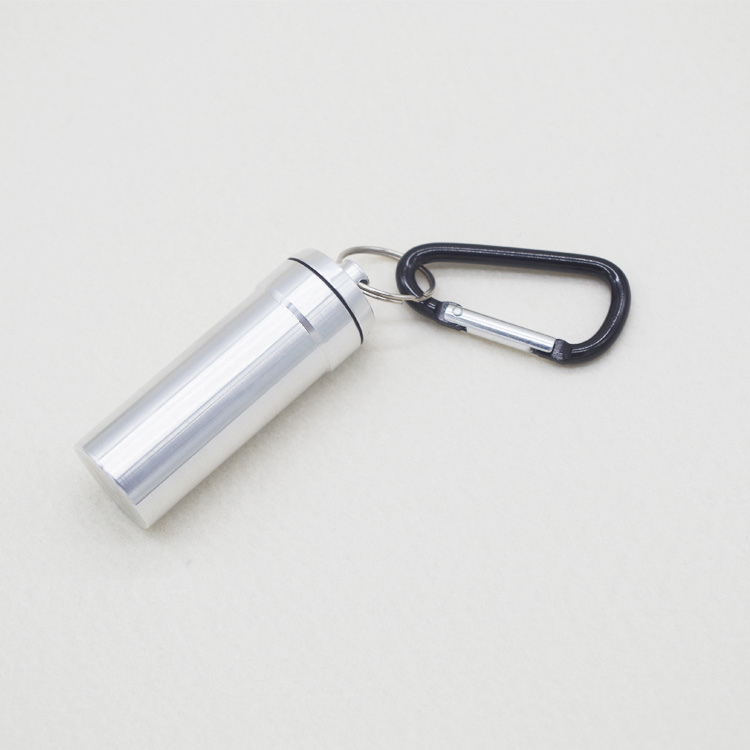 Earplug metal custom storage canister,stainless steel Cylinder case