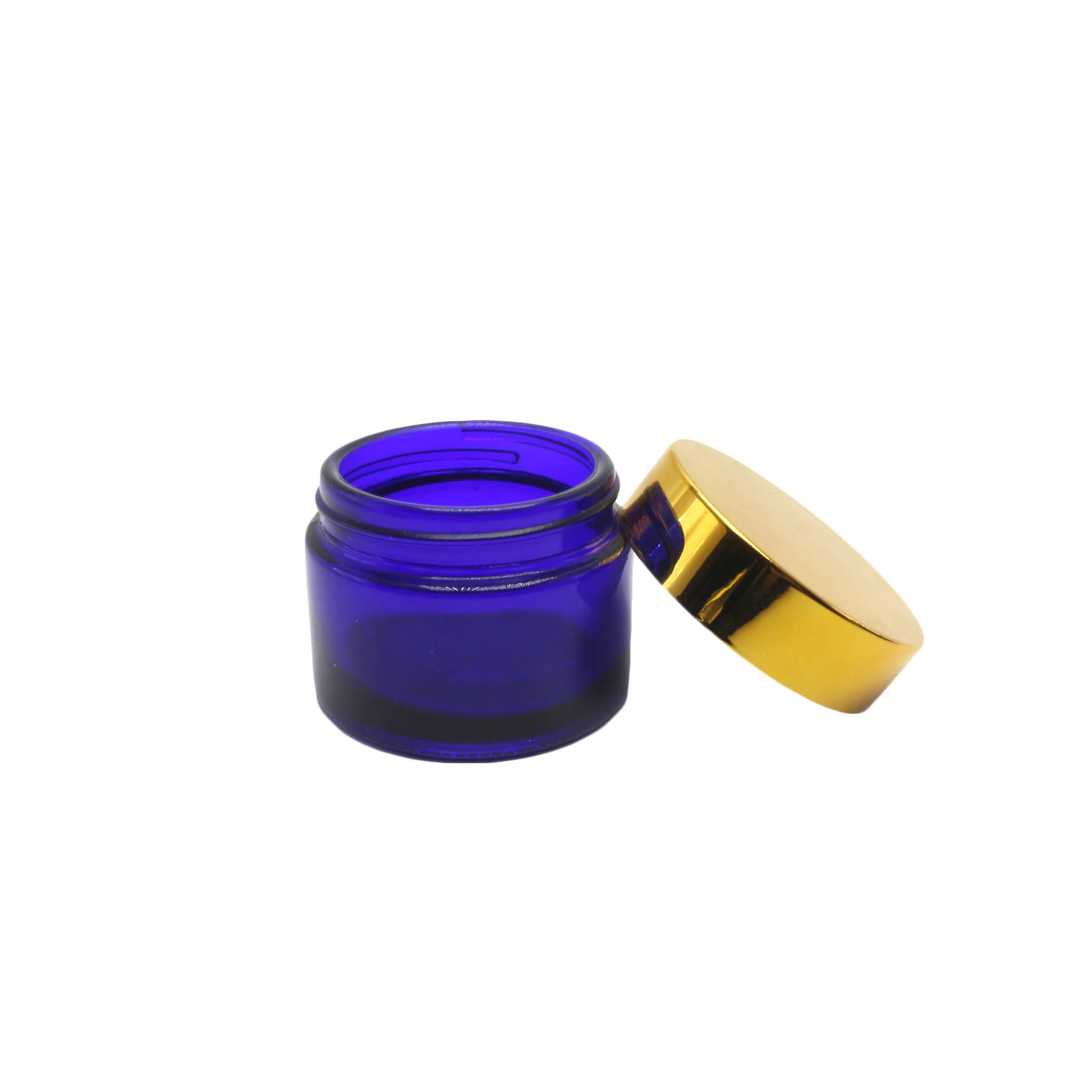 Easy Open End 5g 10g 15g 20g 30g 50g 100g empty cosmetic cream glass jar with black lid GJ-CC45