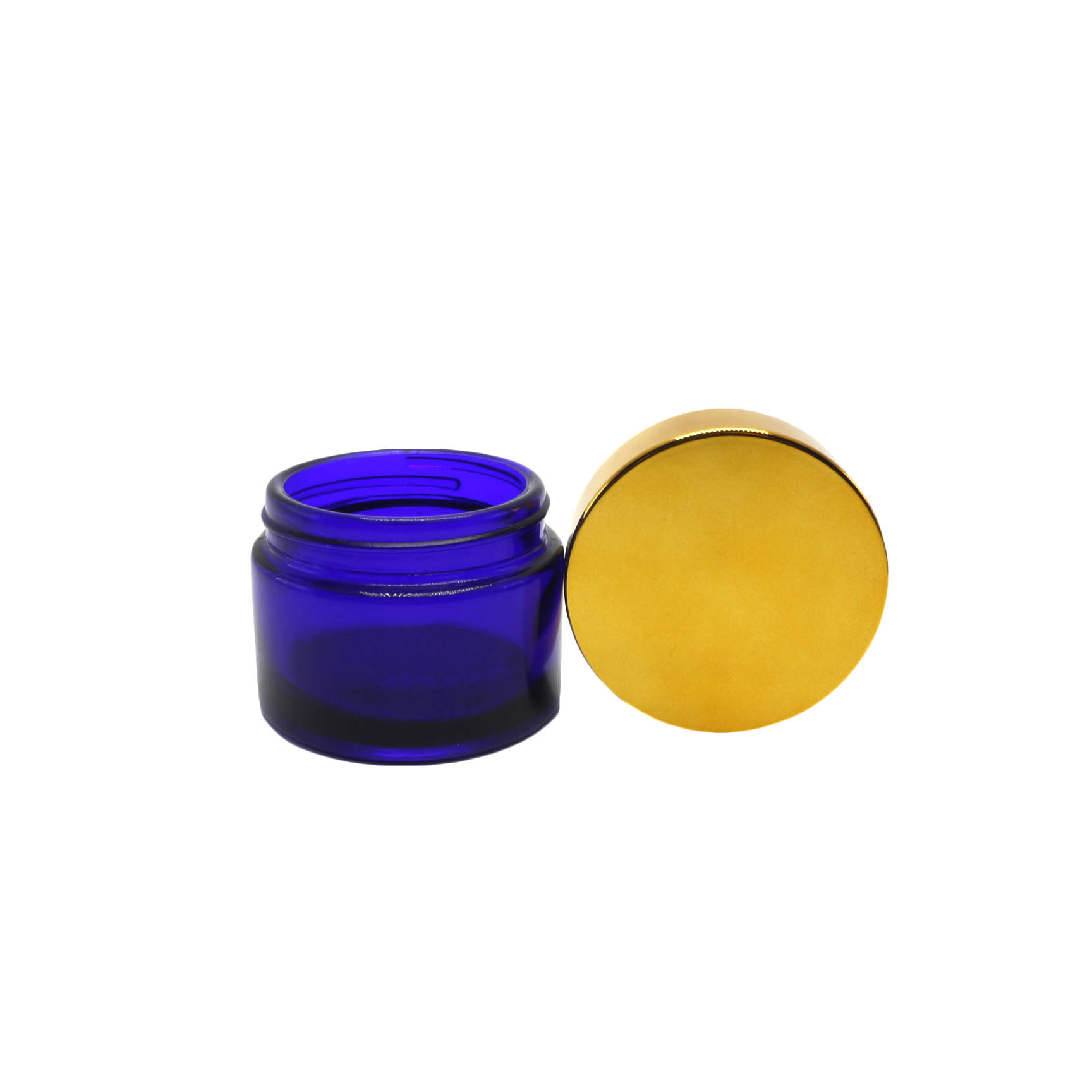 Easy Open End 5g 10g 15g 20g 30g 50g 100g empty cosmetic cream glass jar with black lid GJ-CC45