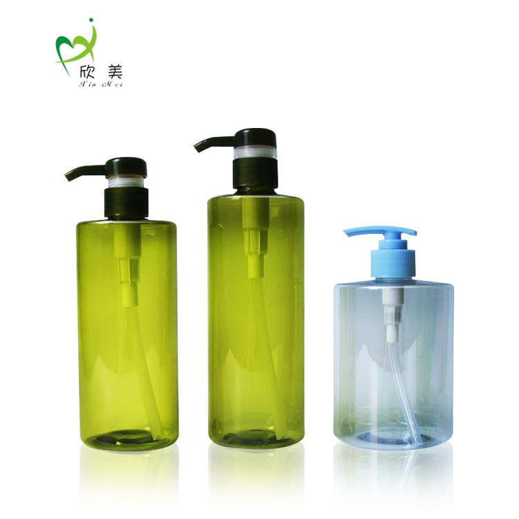 Easy Open End Eco Friendly Hair 100ml 200ml 400ml 500ml custom empty plastic rectangle PET shampoo bottle